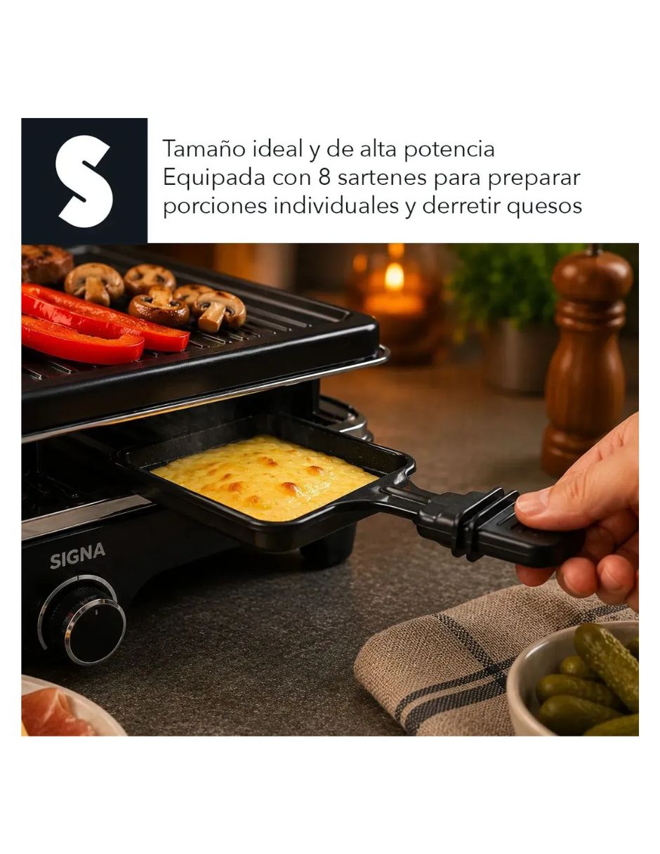 Parrilla eléctrica Signa asador de metal