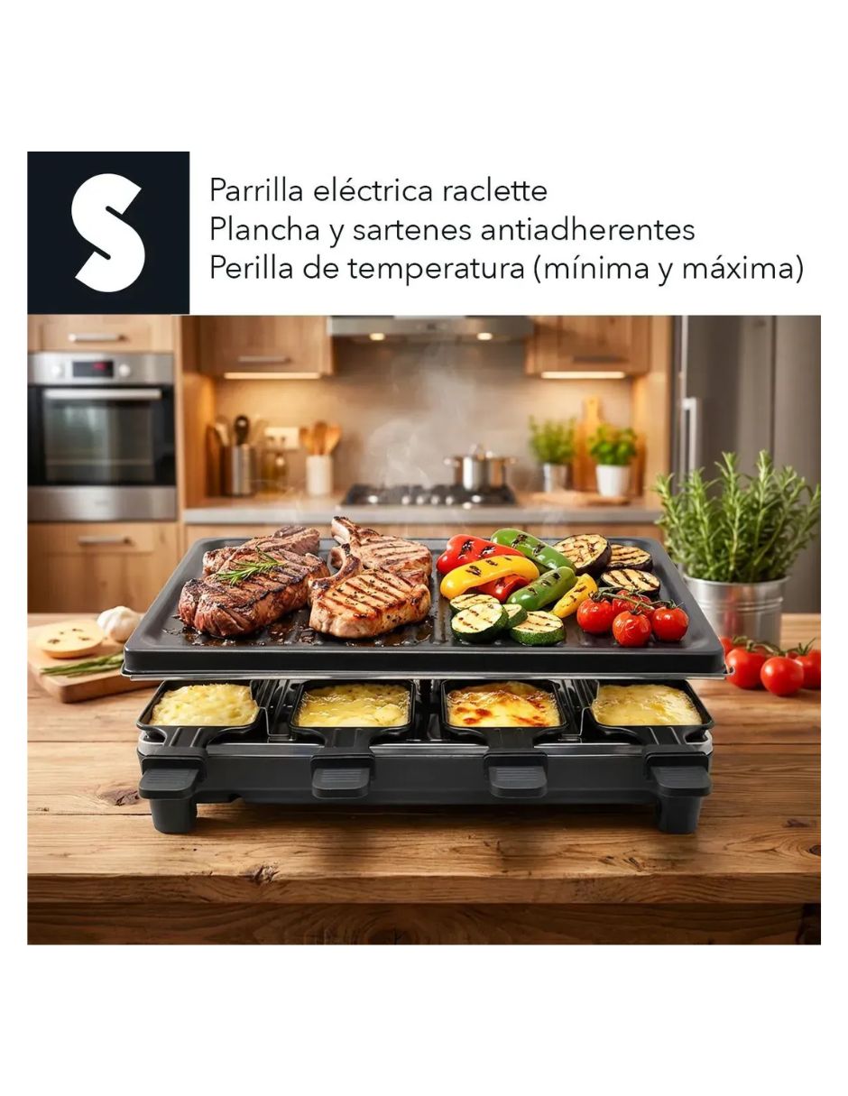 Parrilla eléctrica Signa asador de metal