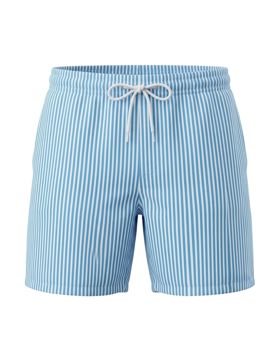 Traje de baño playa cintura elástica para hombre 3