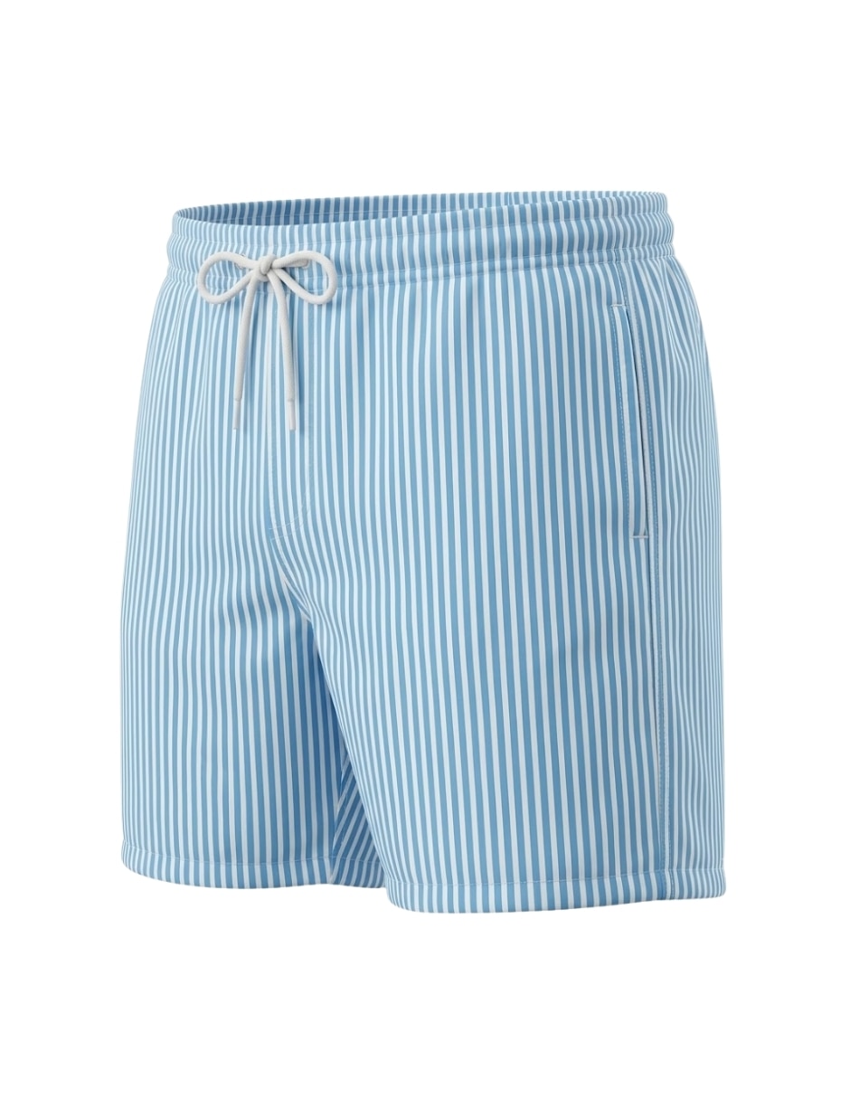 Traje de baño playa cintura elástica para hombre 2