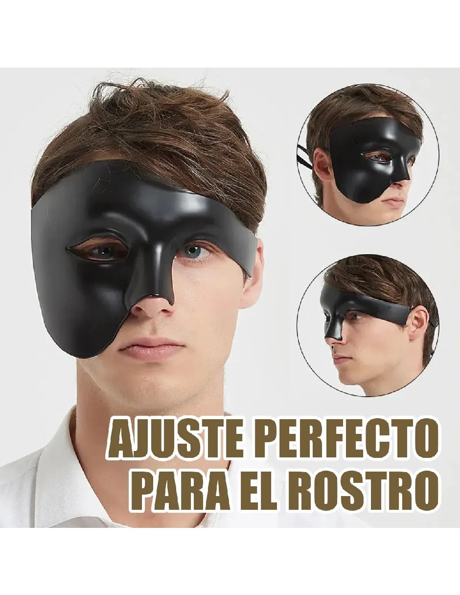 Máscara para disfraz de fantasma de la ópera 4