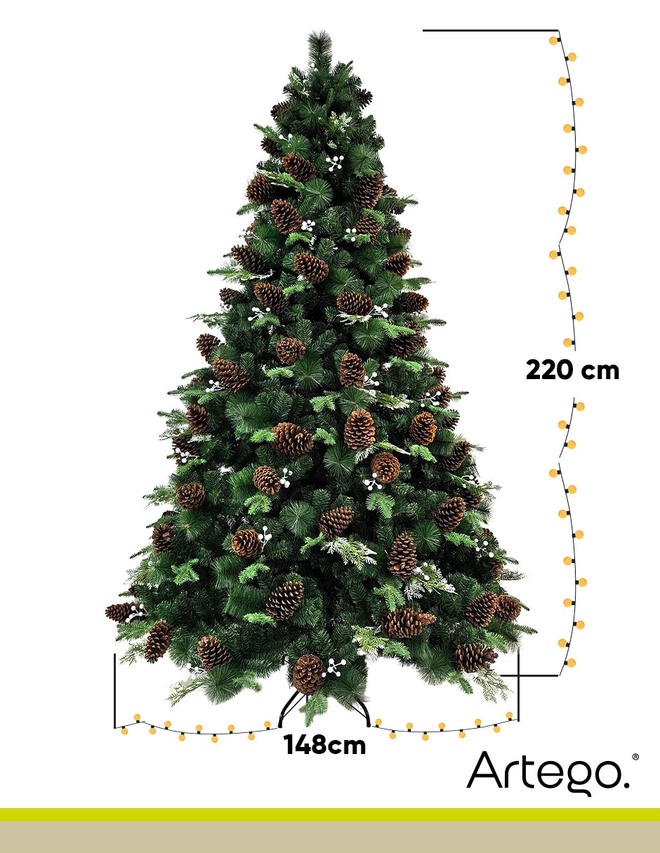 Árbol de navidad Austrian Pine de PVC 7