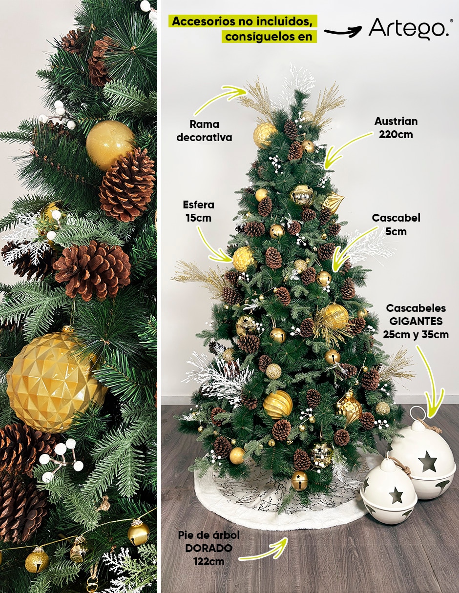 Árbol de navidad Austrian Pine de PVC 6