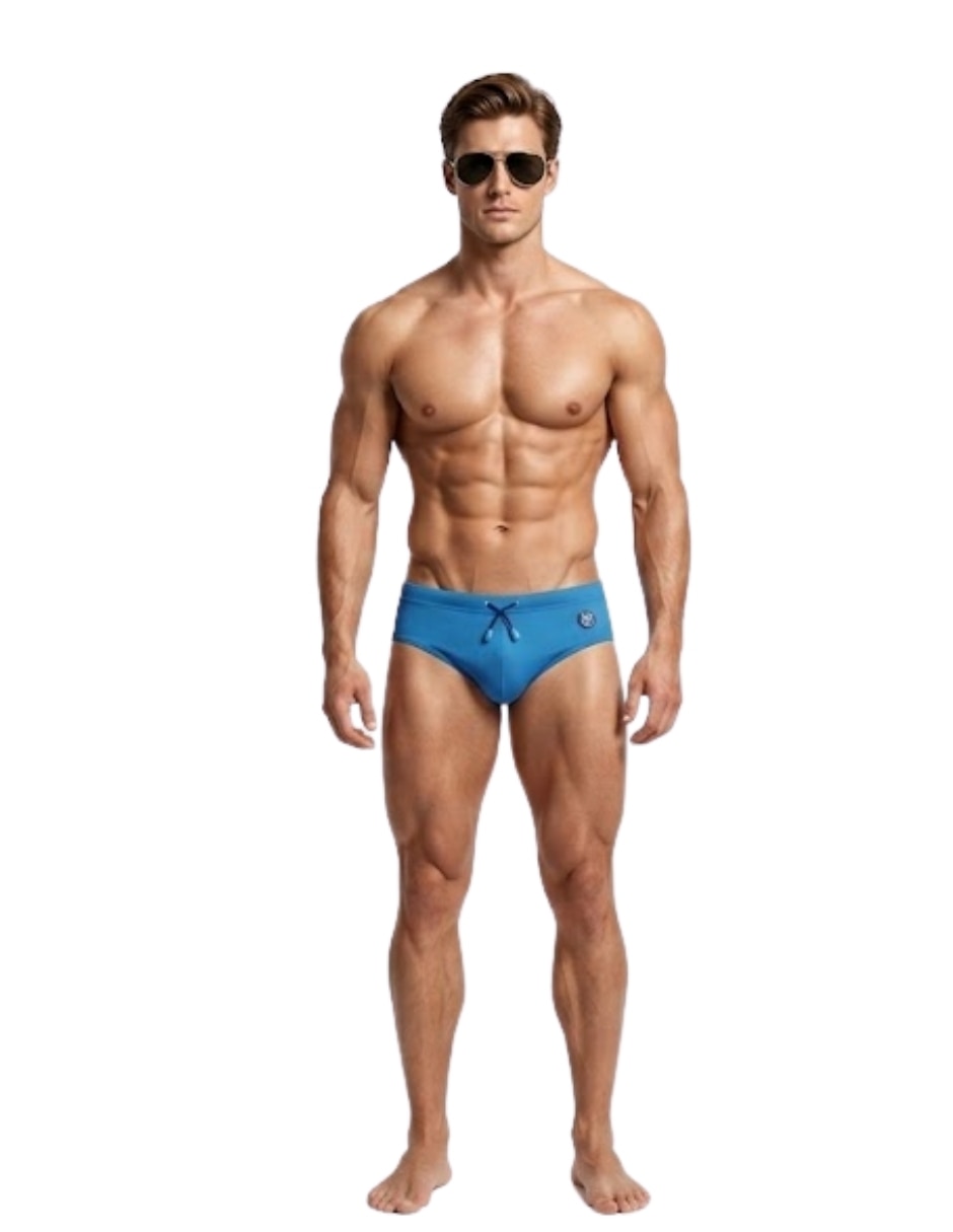 Traje de baño cintura elástica para hombre