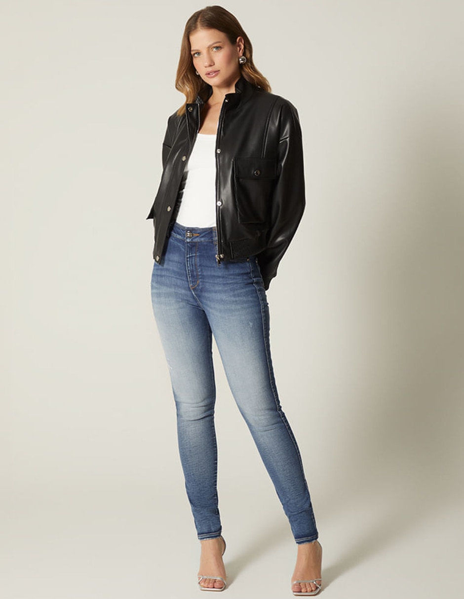 Chamarra bomber impermeable para mujer 4