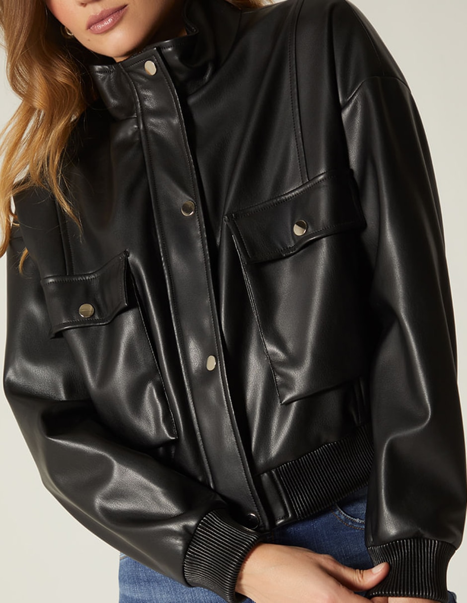 Chamarra bomber impermeable para mujer 2