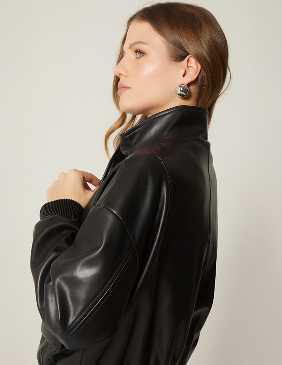 Chamarra bomber impermeable para mujer 6