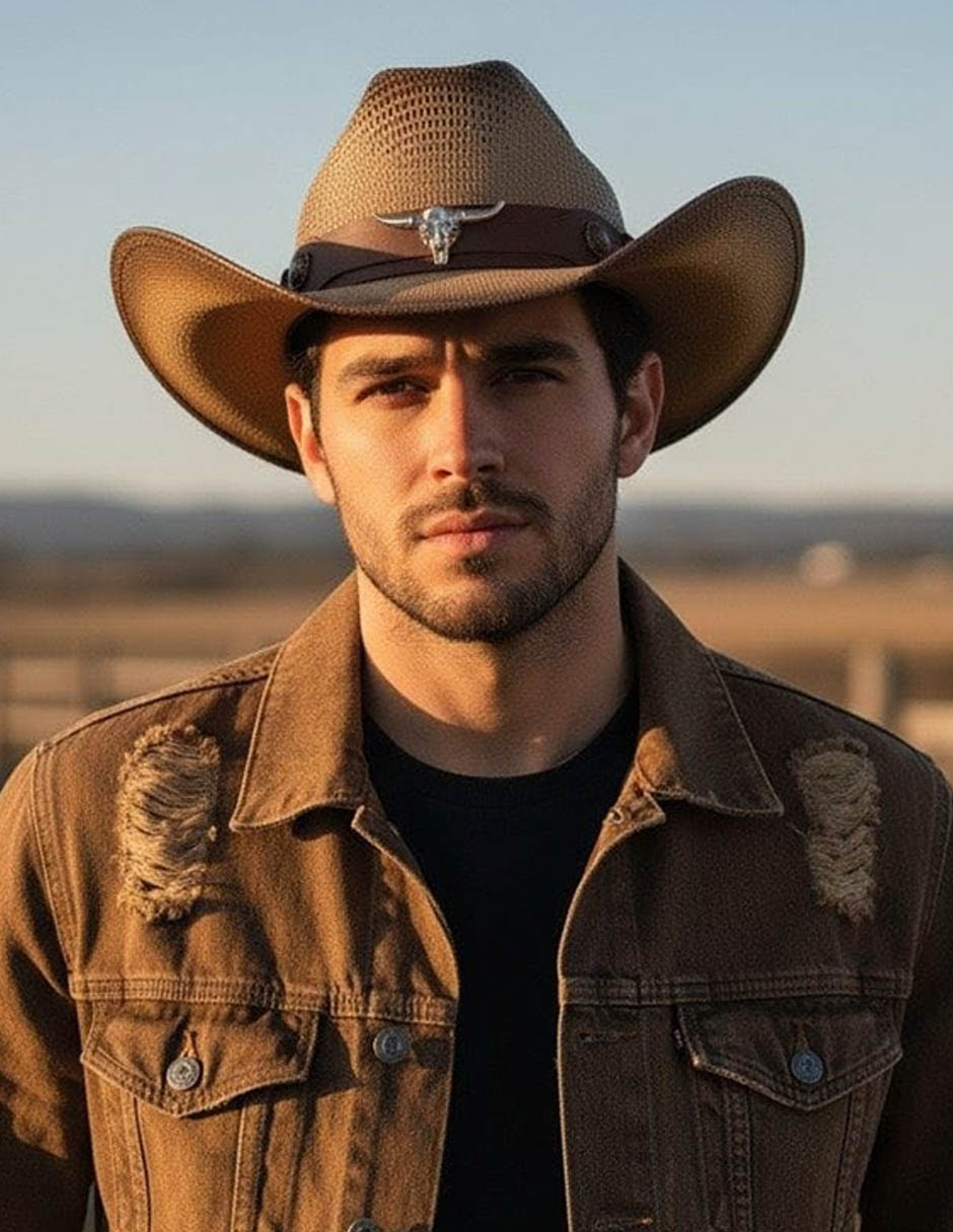 Sombrero casual estampado vaquera 3