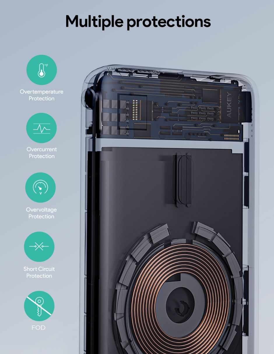 Batería portátil Aukey 6700 mAh