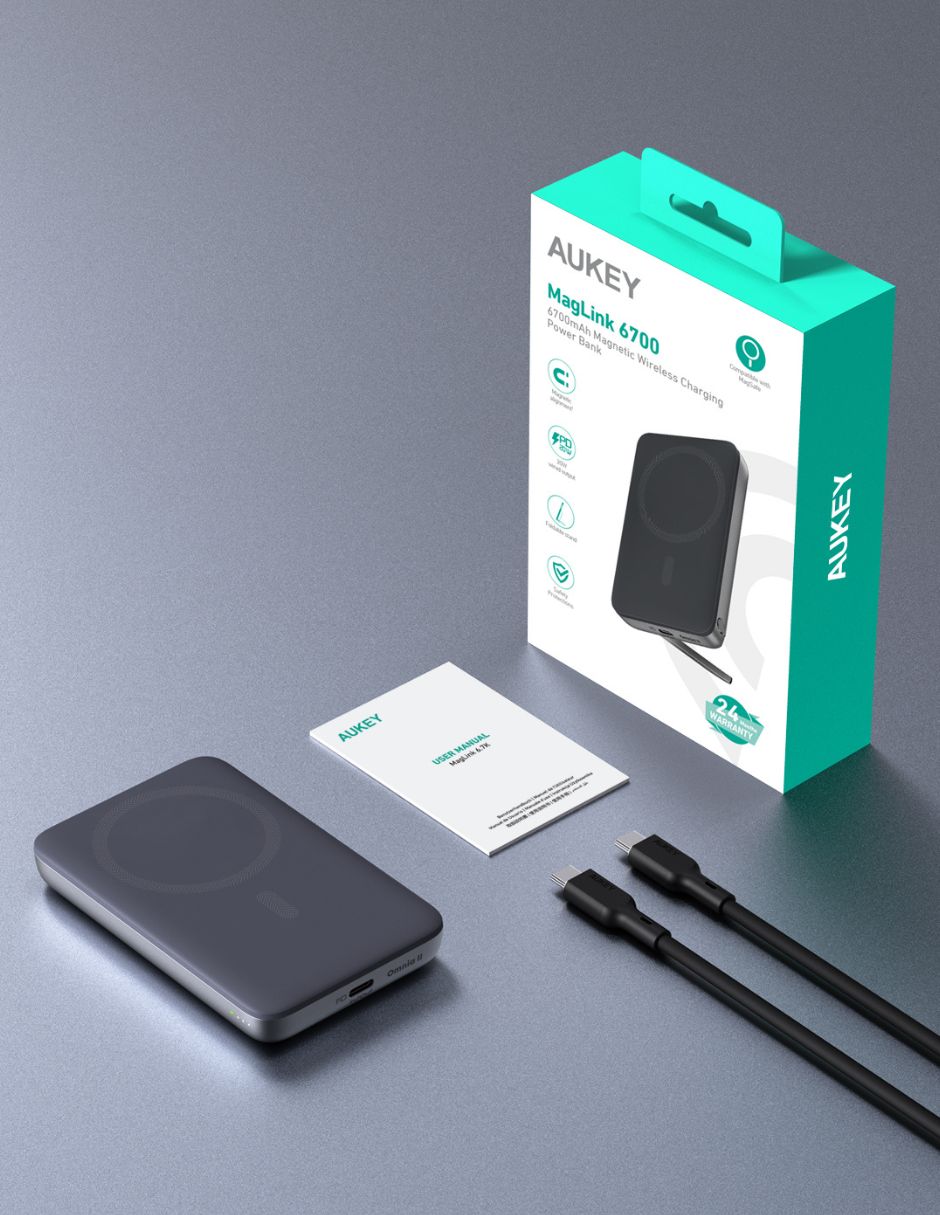 Batería portátil Aukey 6700 mAh