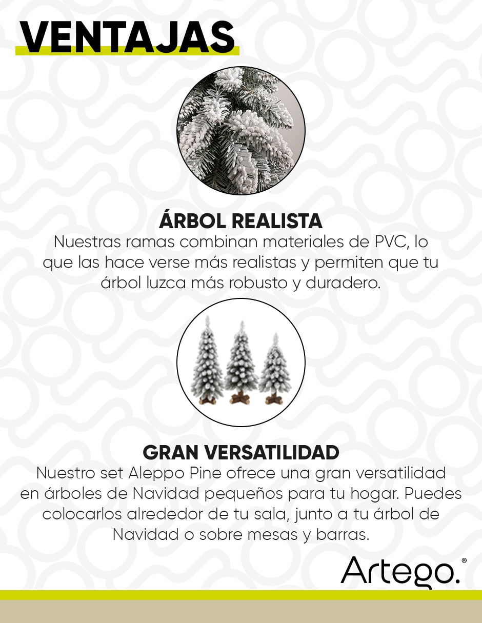 Set árbol de navidad 2