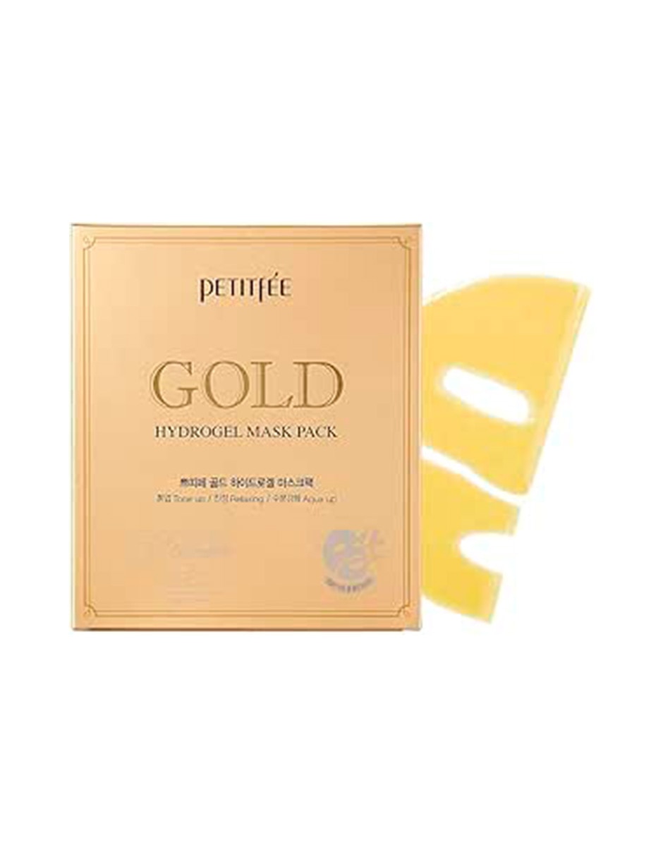Mascarilla facial Gold Hydrogel Pack 5 para hidratar
