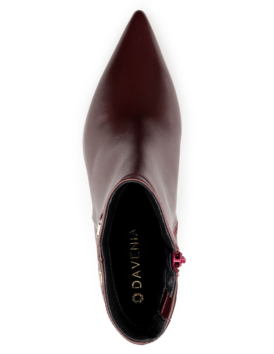 Botín arriba del tobillo de piel para mujer 2