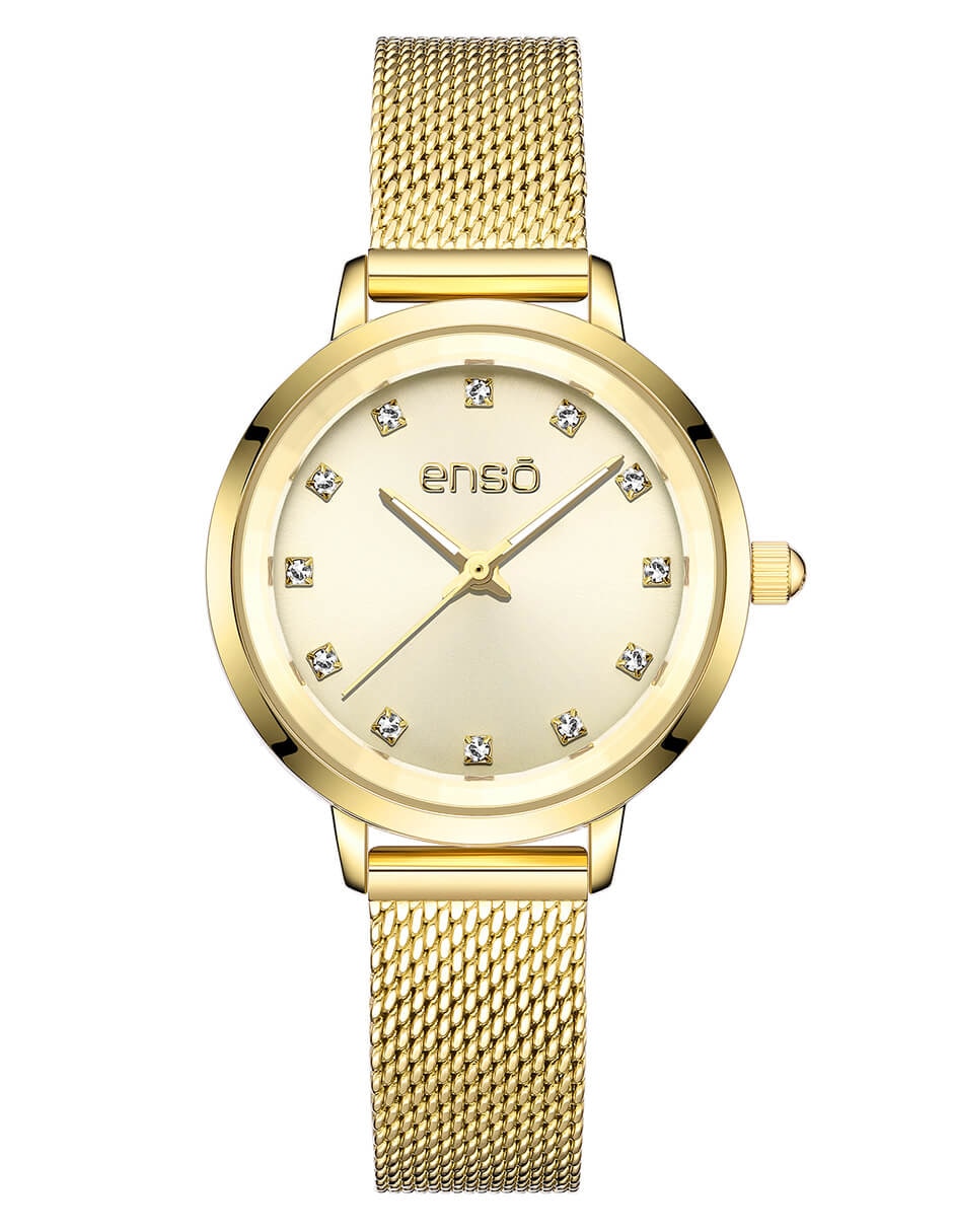 Reloj pulsera enso faceted oval para mujer EW263L12 Reloj pulsera enso faceted oval para mujer EW263L12