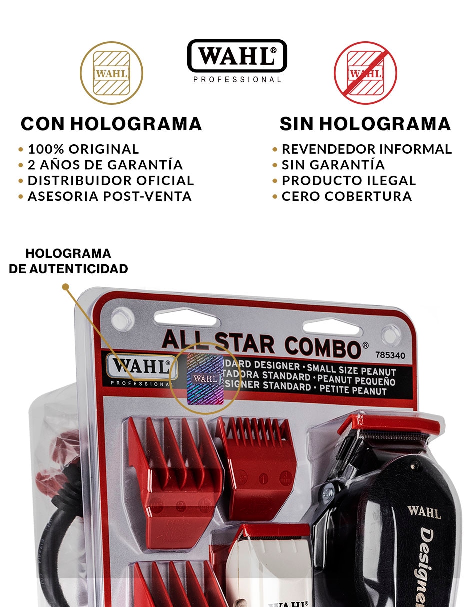 Recortadora de cabello Wahl All Star Combo 8331 8