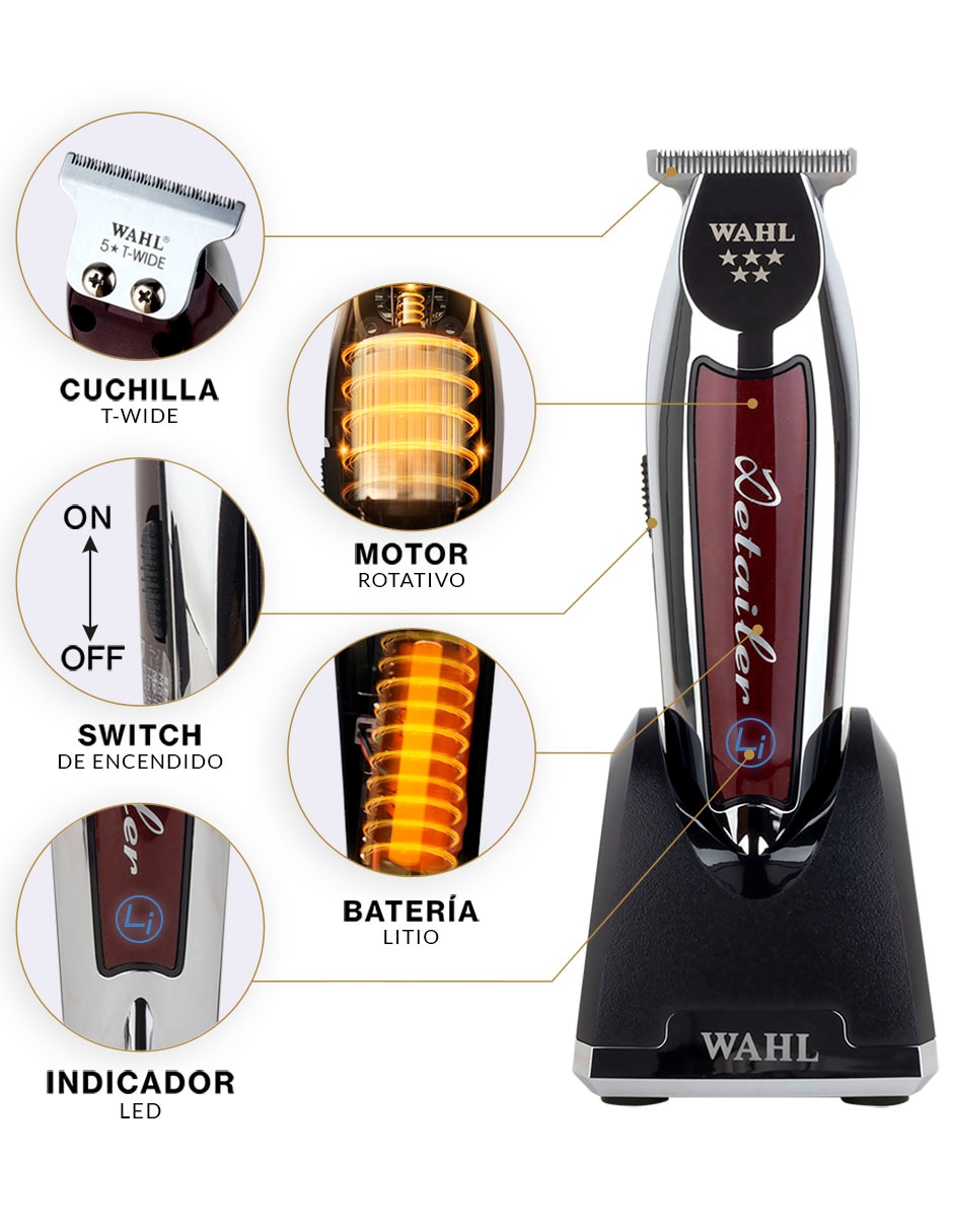 Recortadora para cabello barba y cuerpo Wahl 7