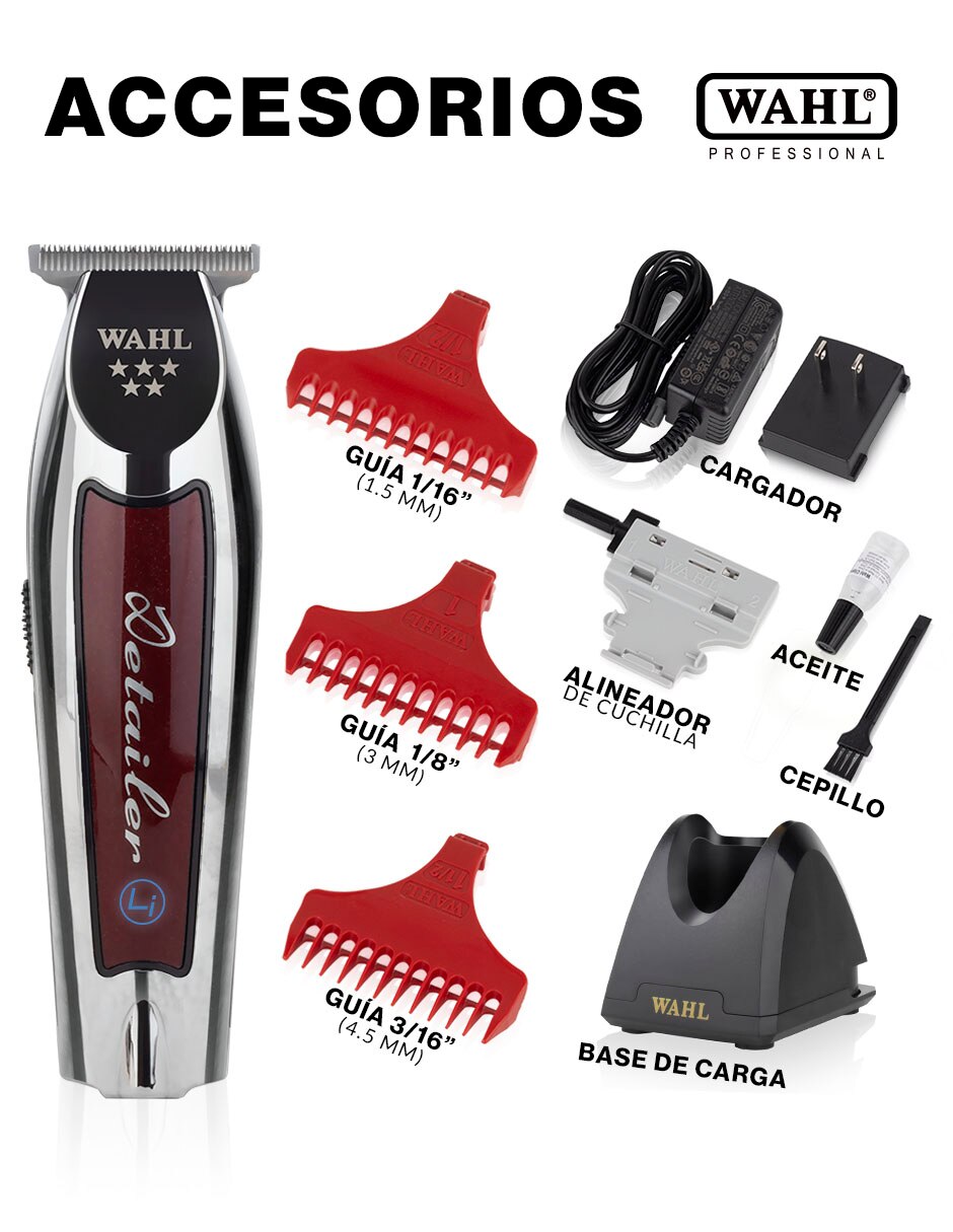 Recortadora para cabello barba y cuerpo Wahl 8