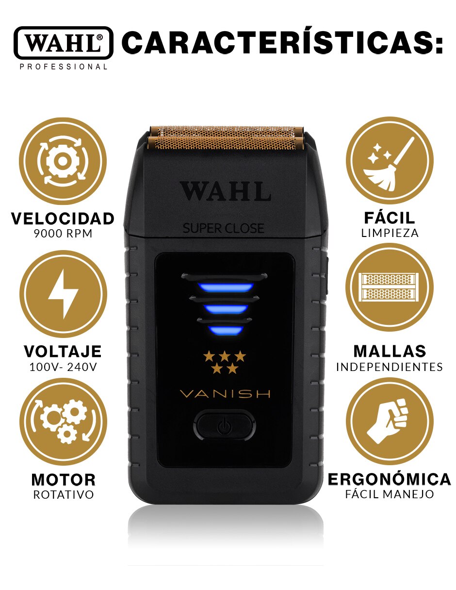 Recortadora para cabello barba y cuerpo Wahl 10