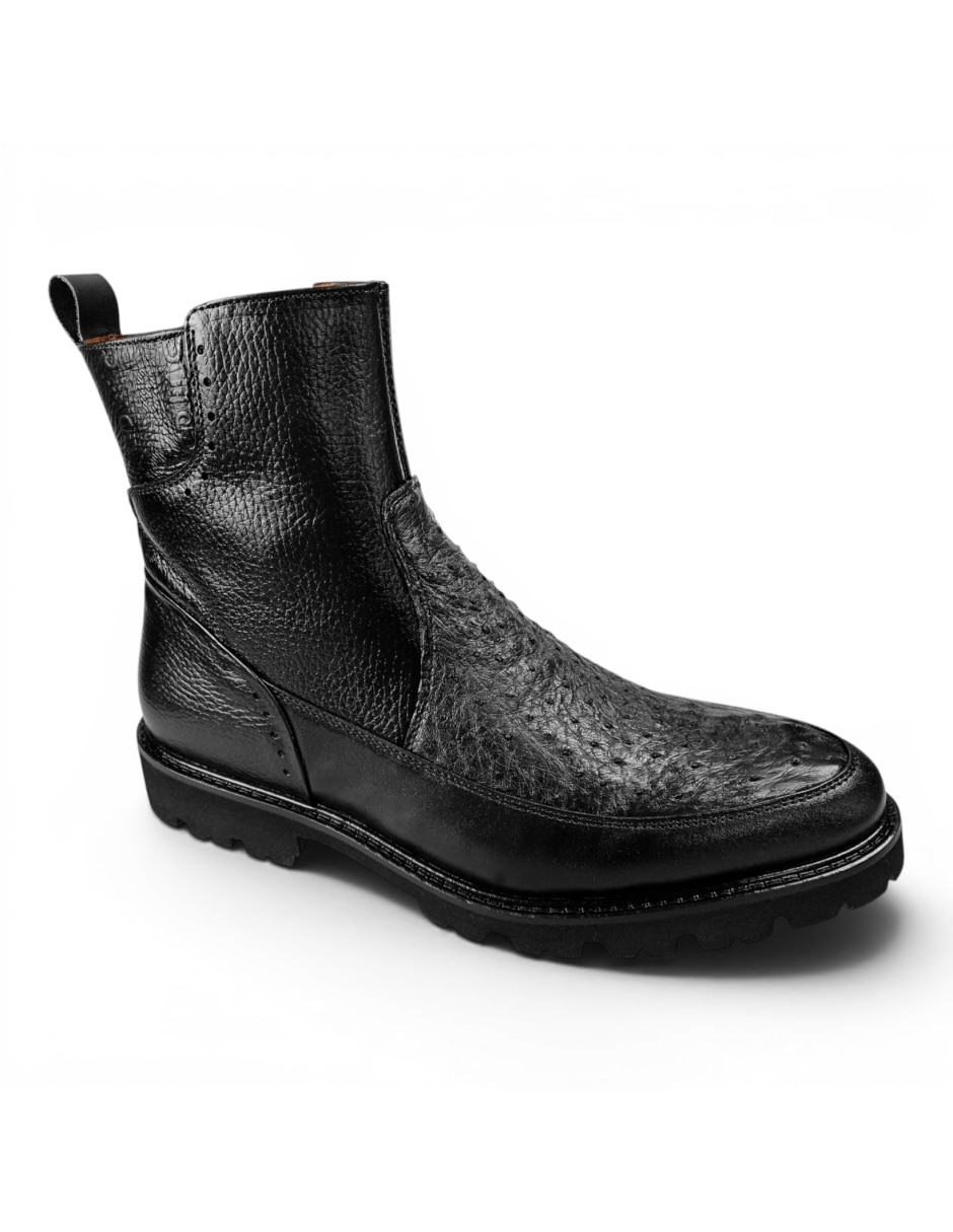 Botín Royal de piel para hombre