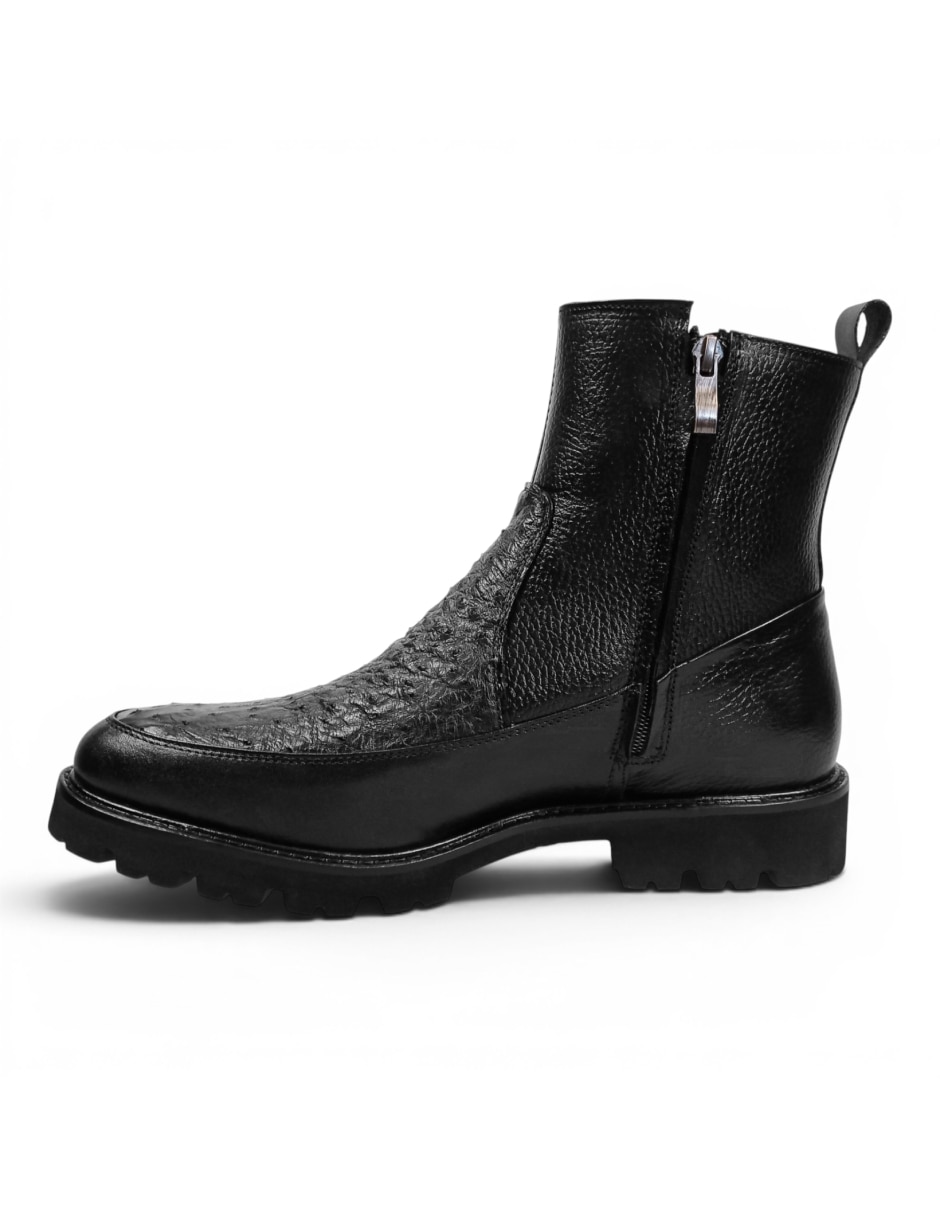 Botín Royal de piel para hombre 3