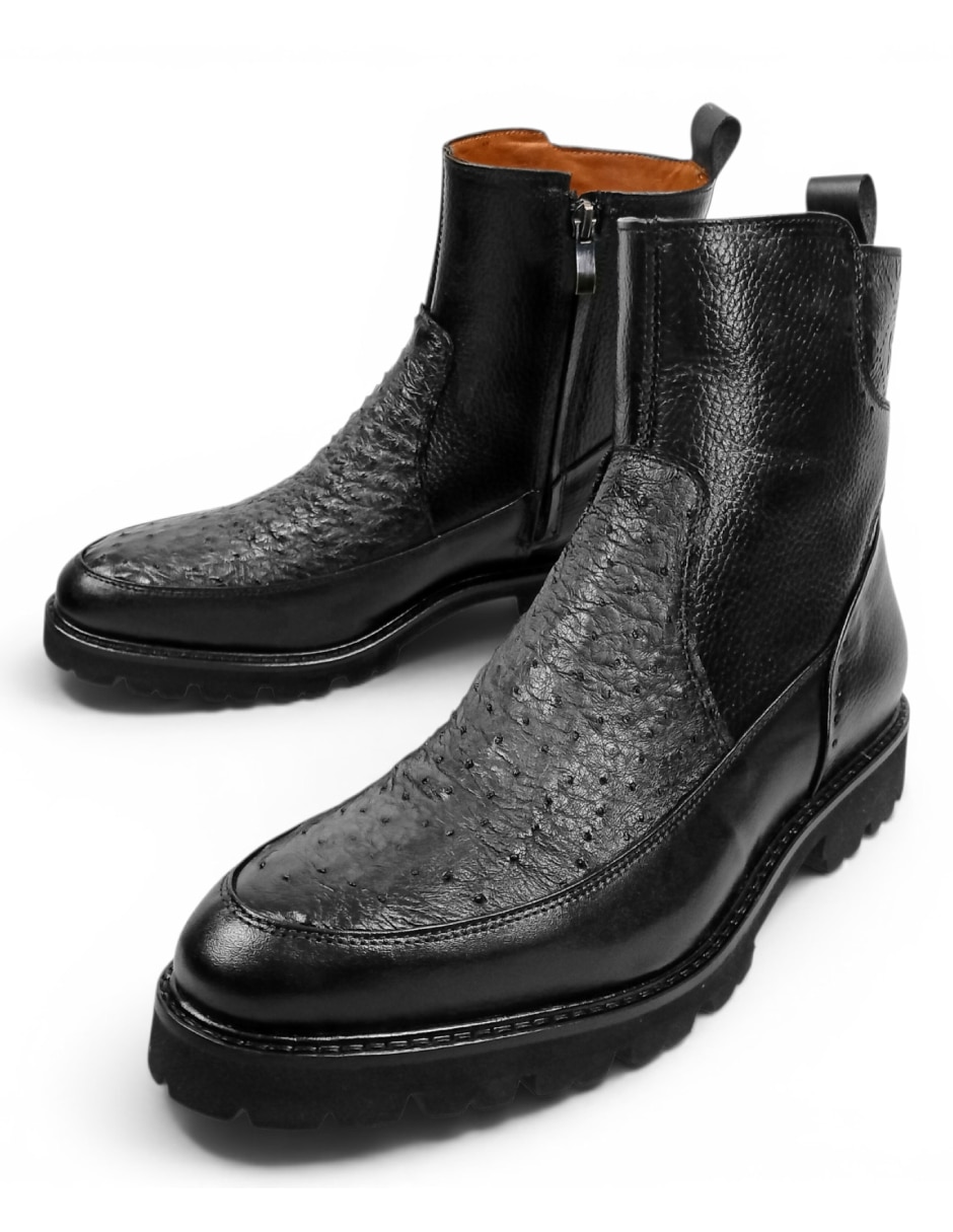 Botín Royal de piel para hombre 5