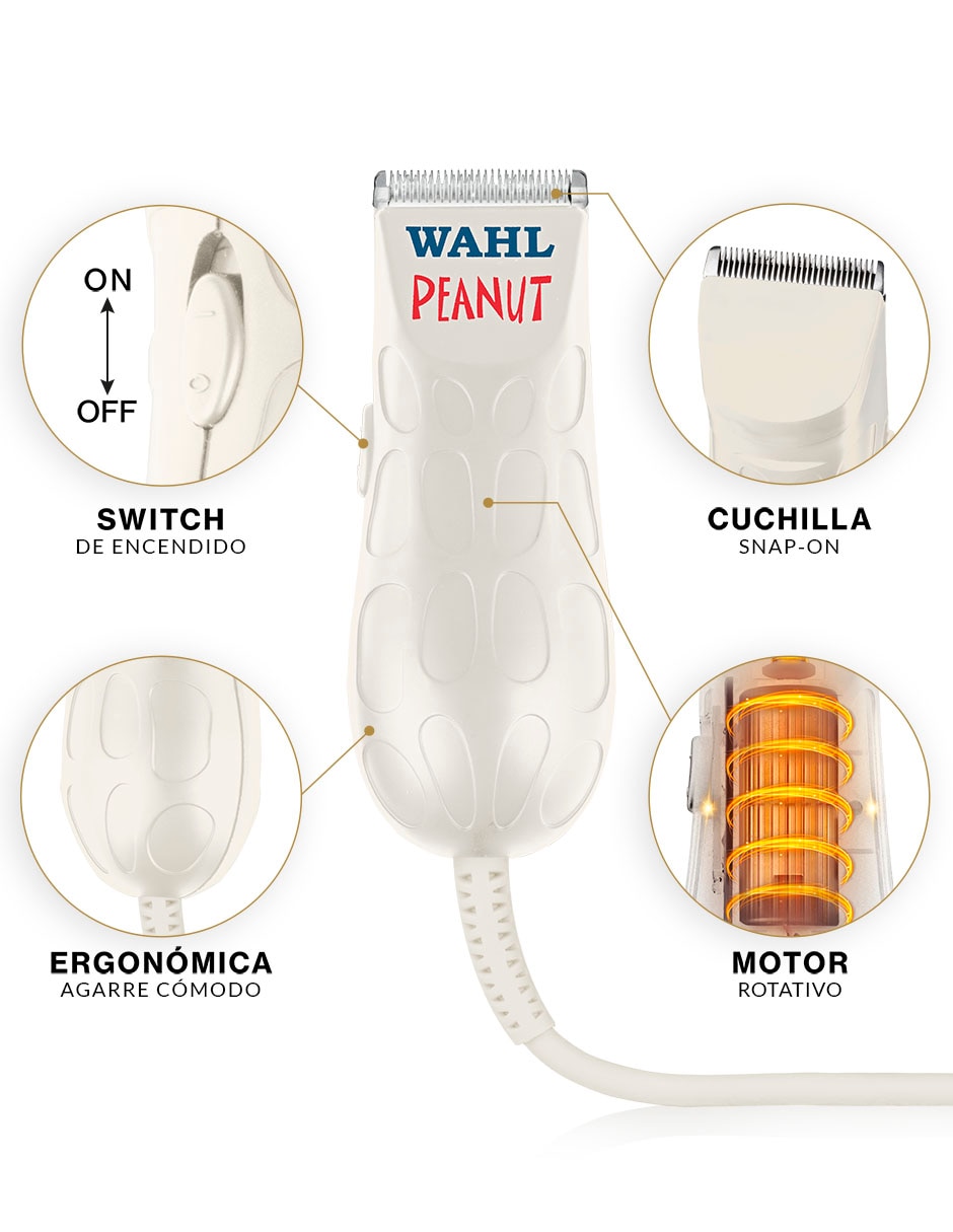 Recortadora de barba y bigote Wahl Peanut 8655 7
