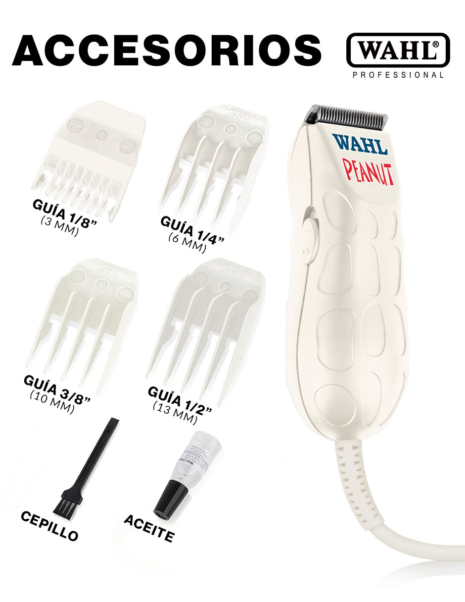 Recortadora de barba y bigote Wahl Peanut 8655 8