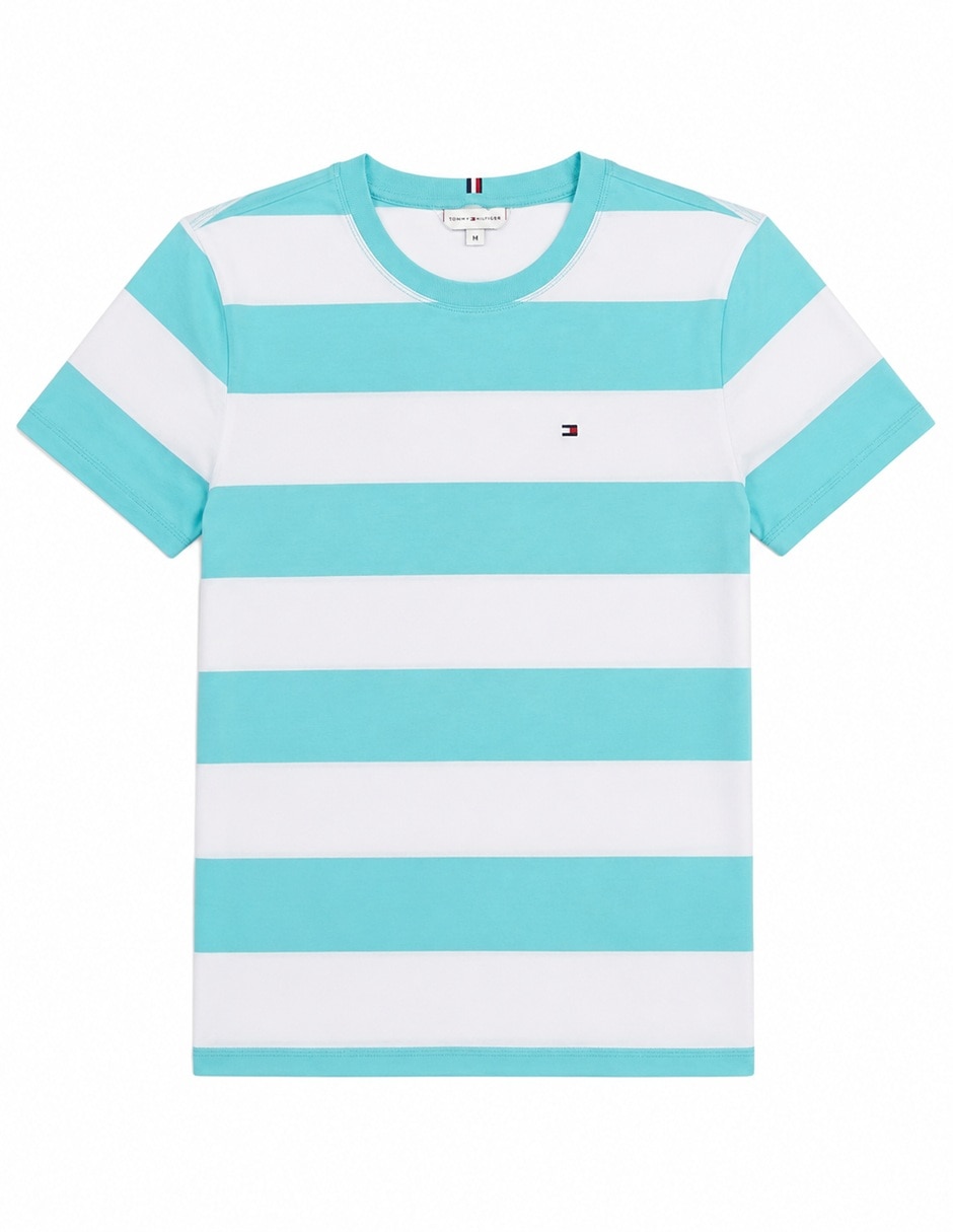 Playera manga corta XW08640 402 CSR cuello redondo mujer