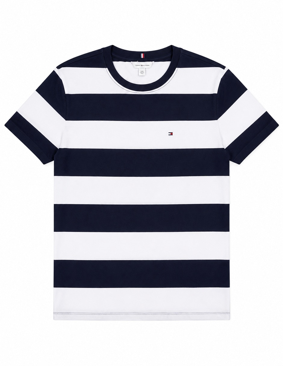Playera manga corta XW08640 40I DW5 cuello redondo mujer