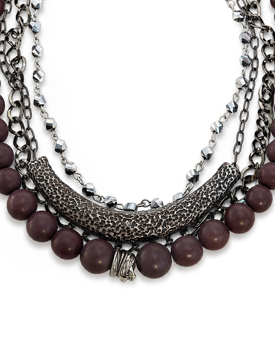 Collar boho de cerámica 3