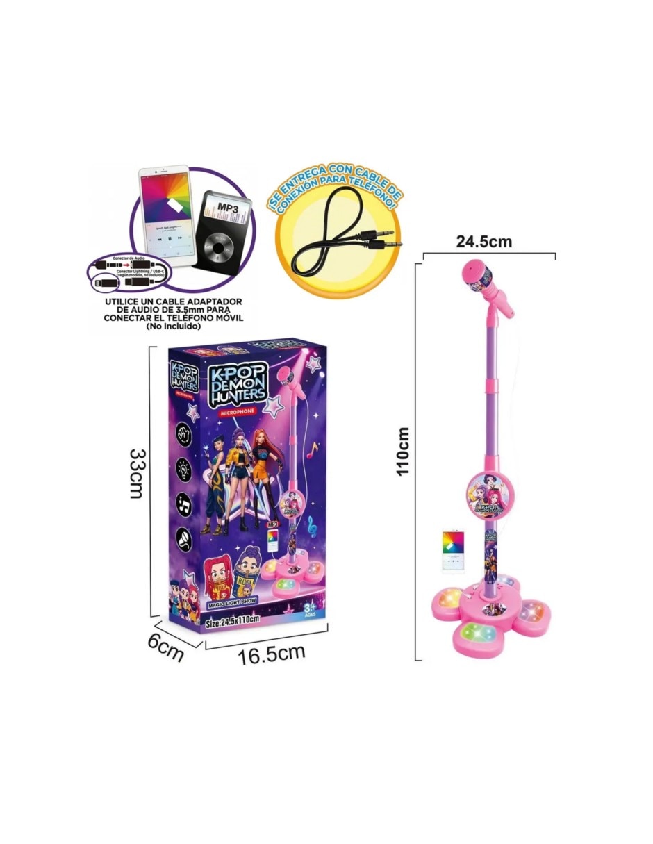 Juguete microfono infantil 2