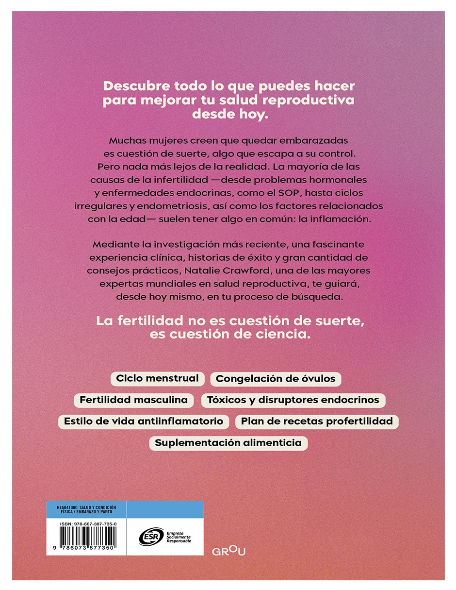 Libro la fórmula de la fertilidad de natalie crawford 2