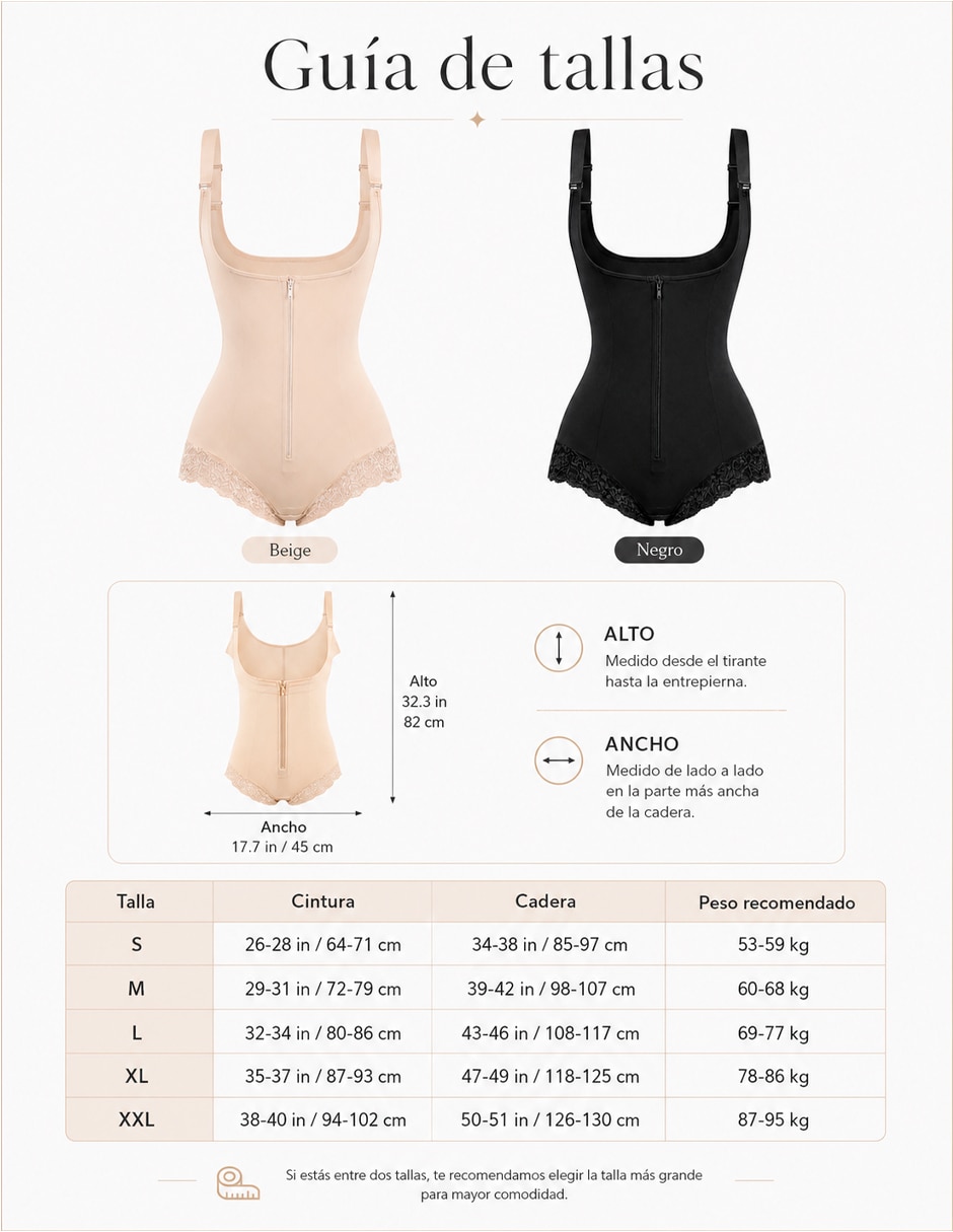 Faja body con compresión Alta para Mujer 4