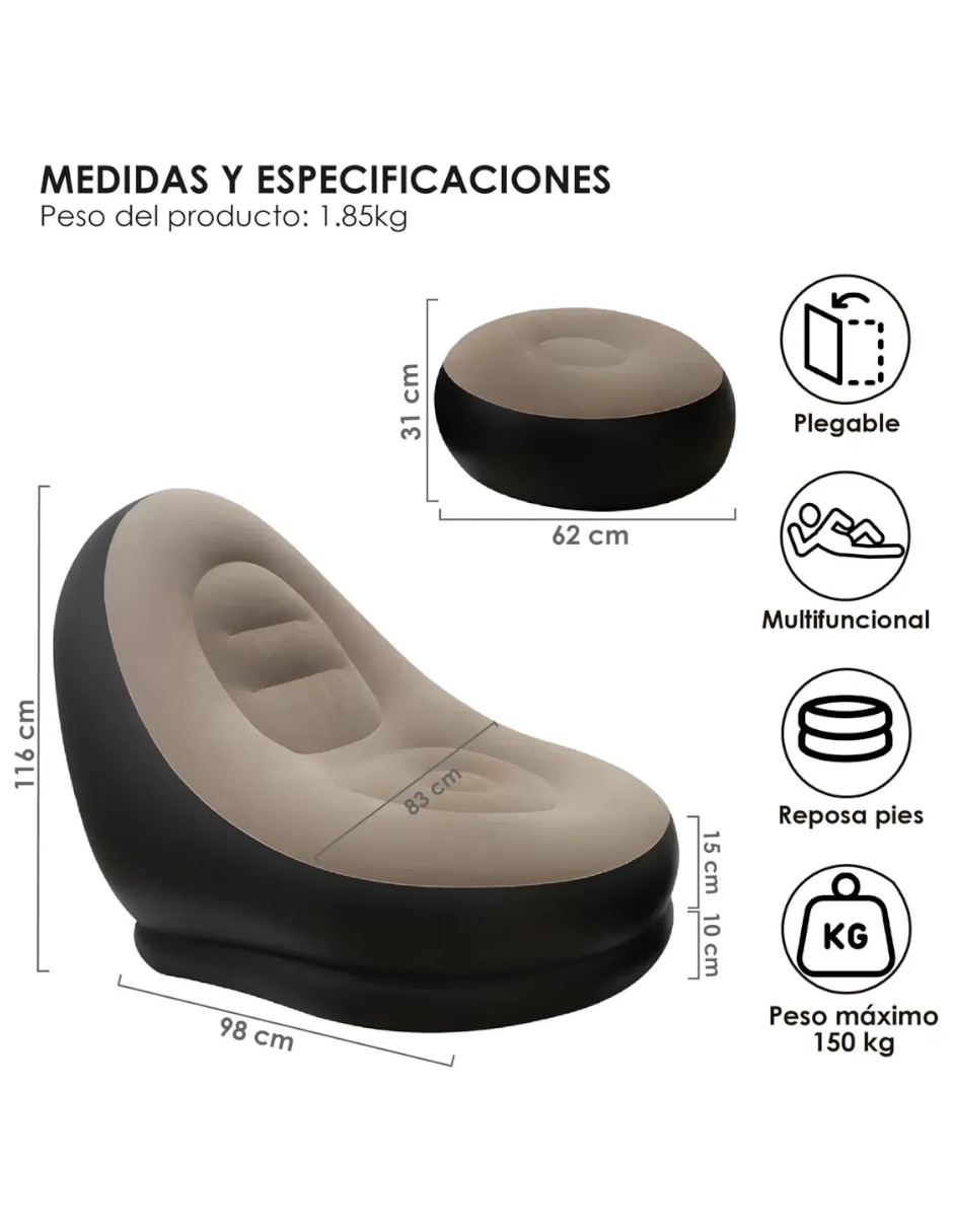 Sillón inflable 5