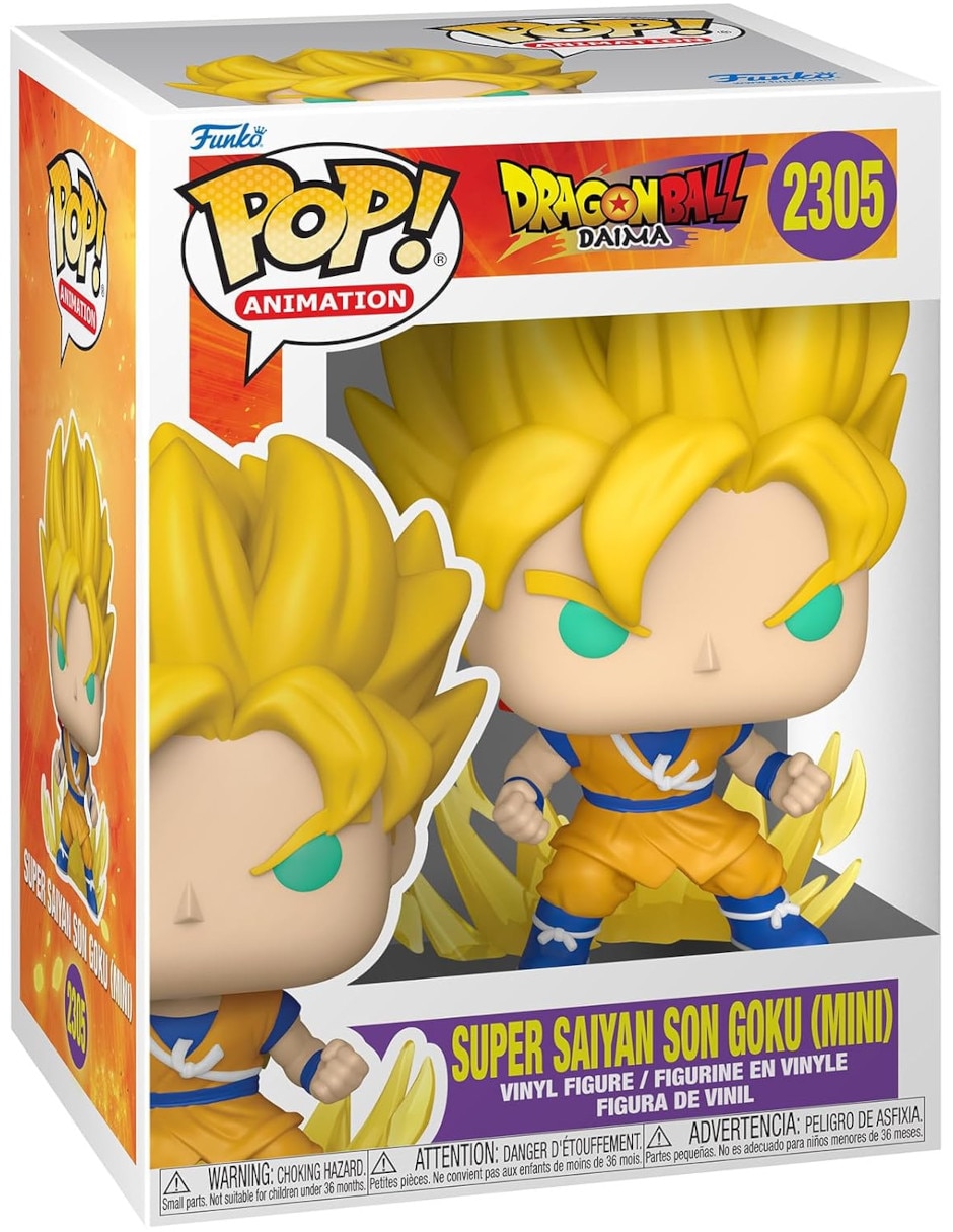 Funko Pop! Animation Dragon Ball Daima Super Saiyan Son Goku Mini