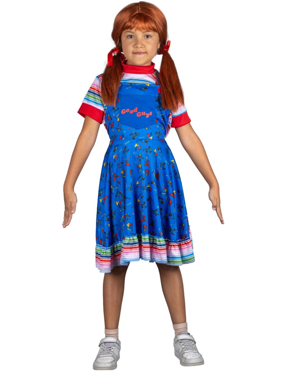 Disfraz de Chucky para niña Disfraz de Chucky para niña