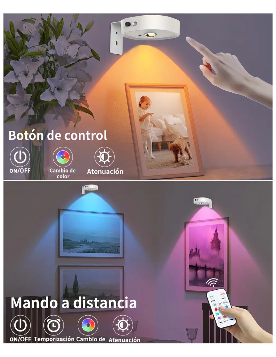 Set lámparas LED 5