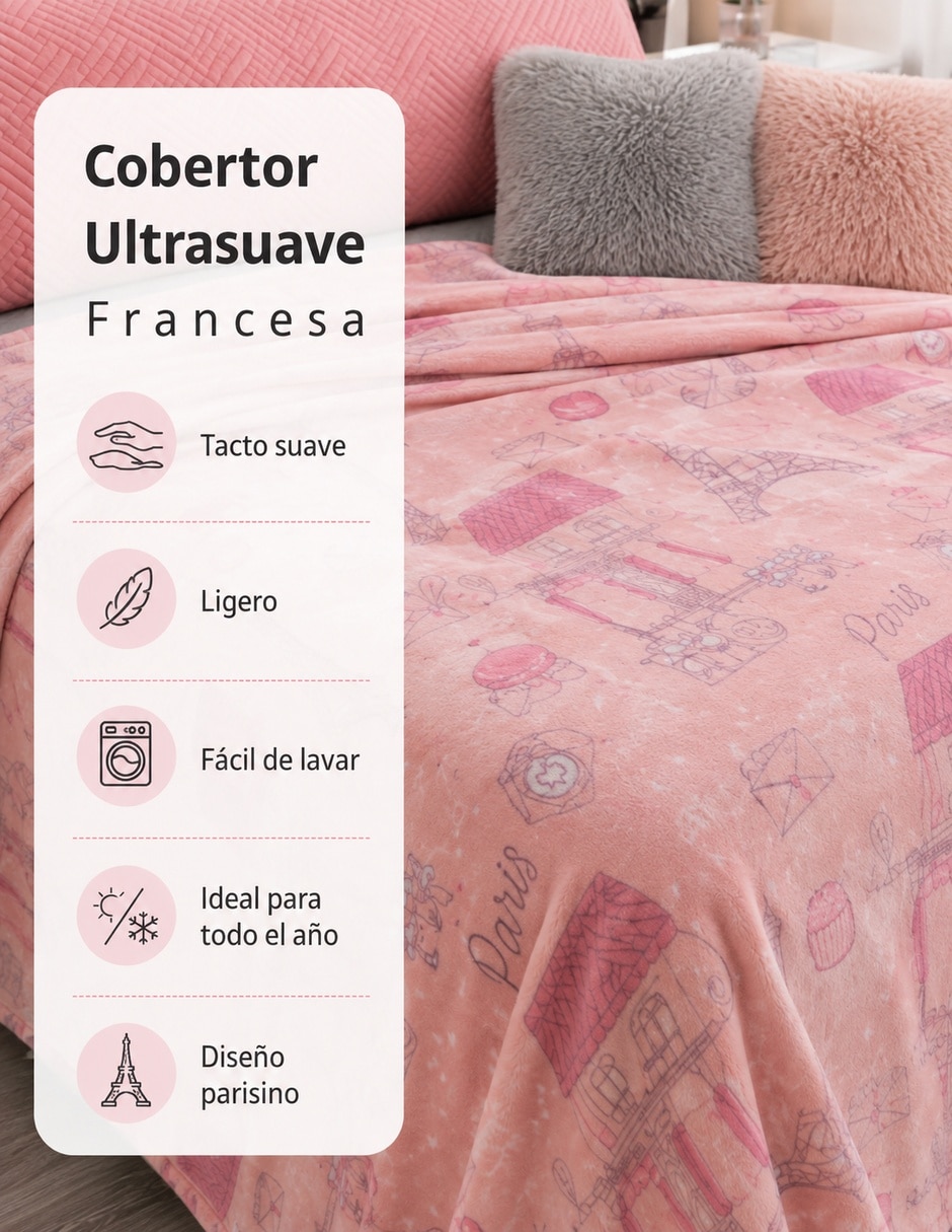Cobertor estampado gráfico 2