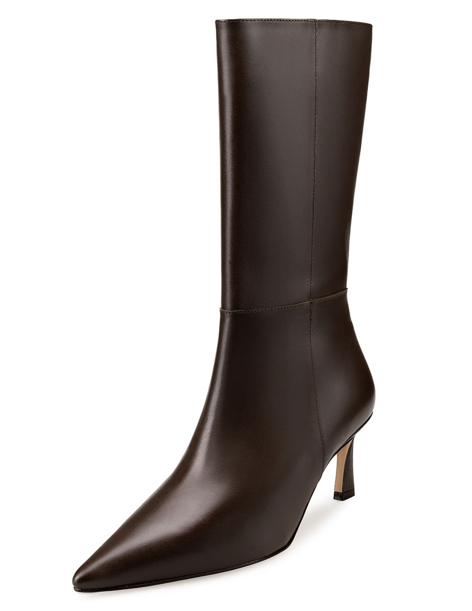Bota abajo de la rodilla botas de piel para mujer 8