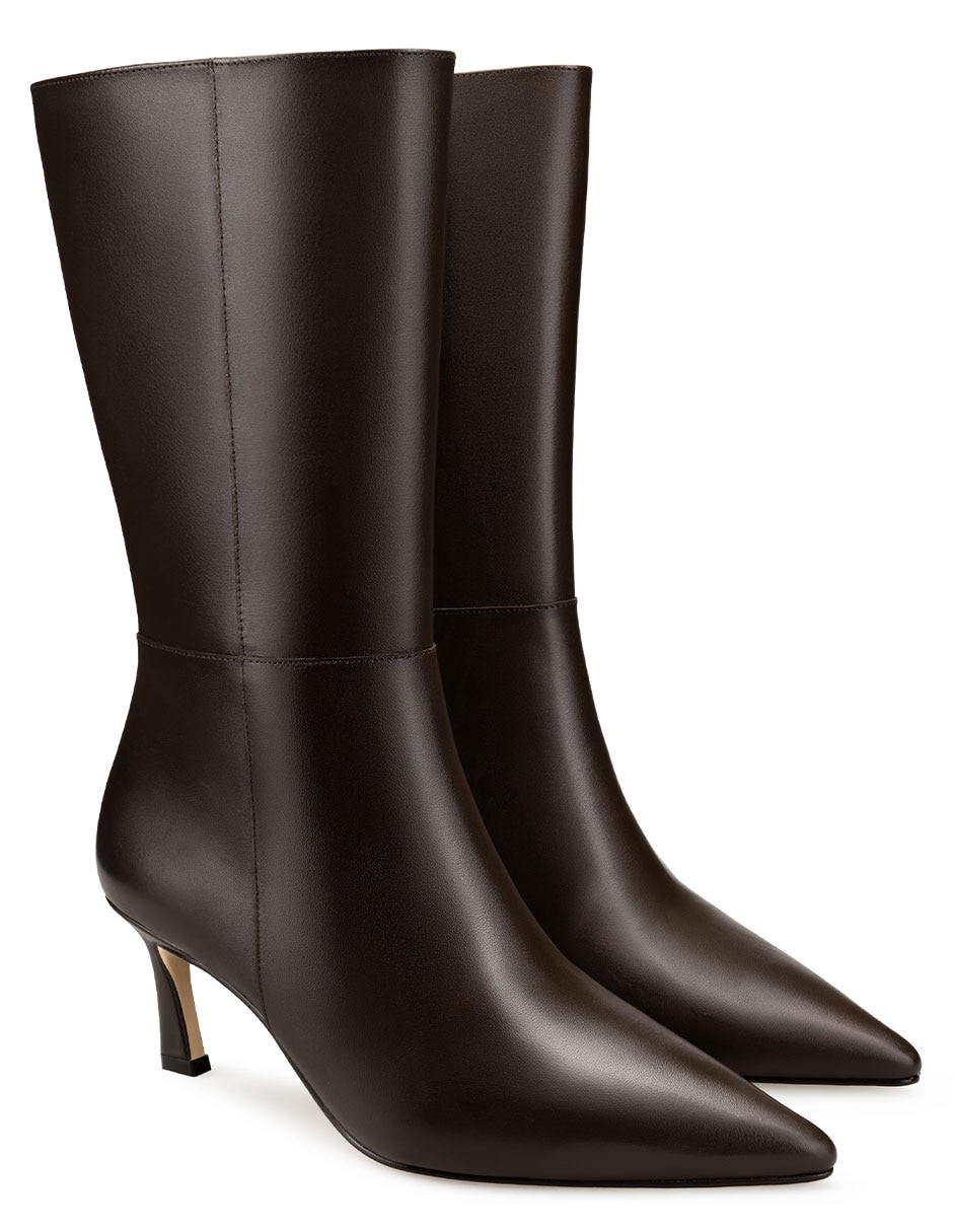 Bota abajo de la rodilla botas de piel para mujer 3