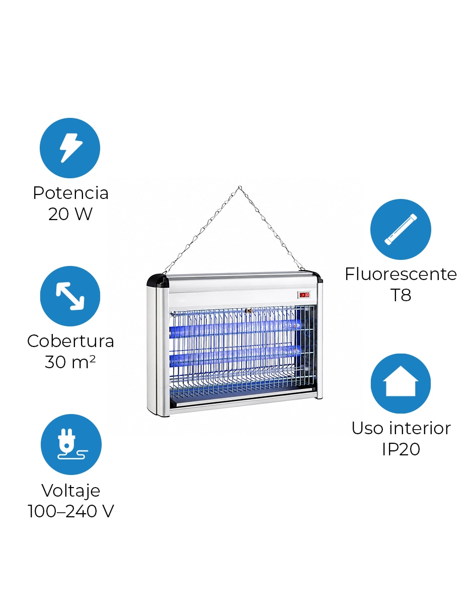 Lámpara repelente de insectos de 110 v - 127 v 2