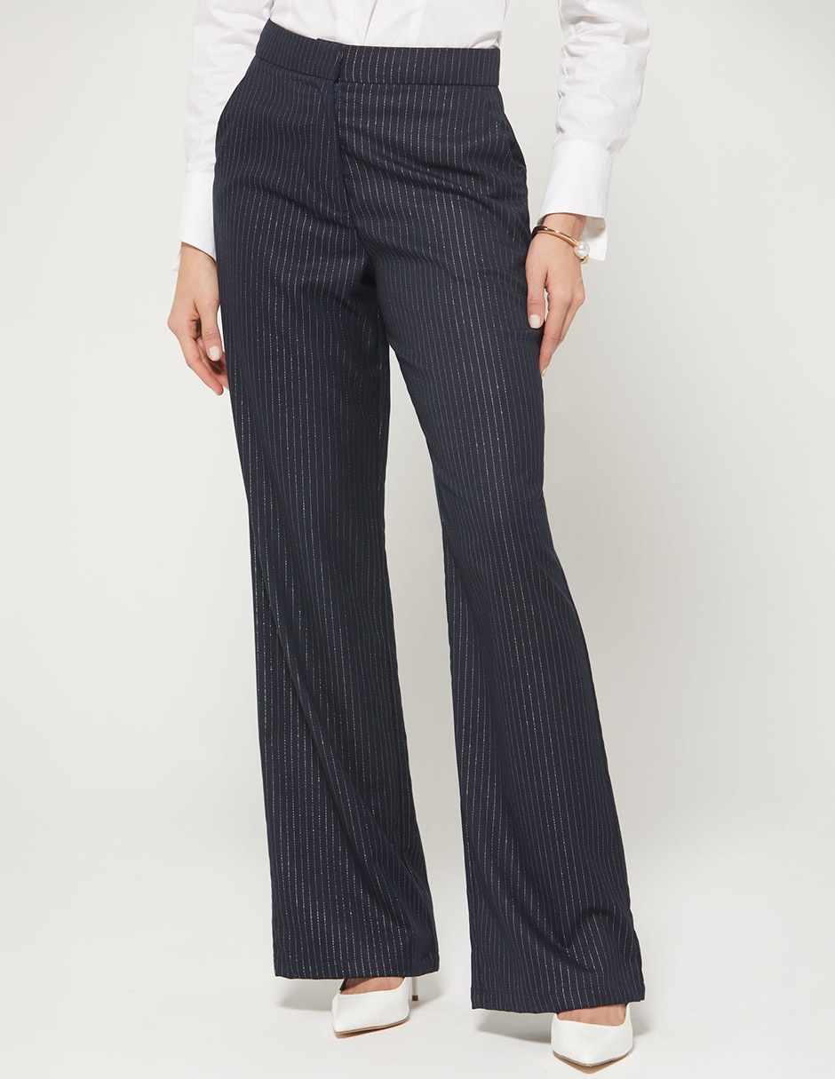 Pantalón de vestir studio f suit in glam para mujer