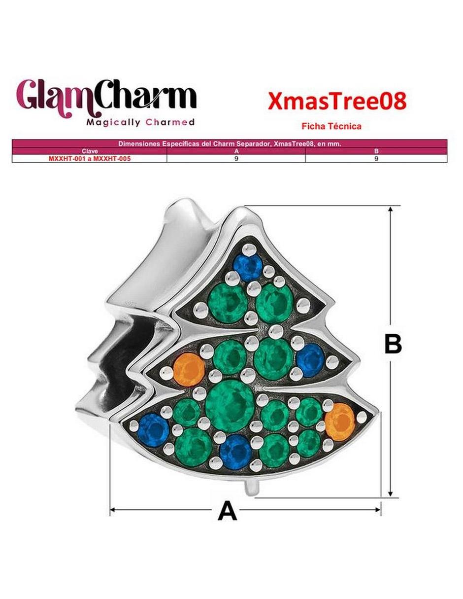 Charm para pulseras de semicircular 6