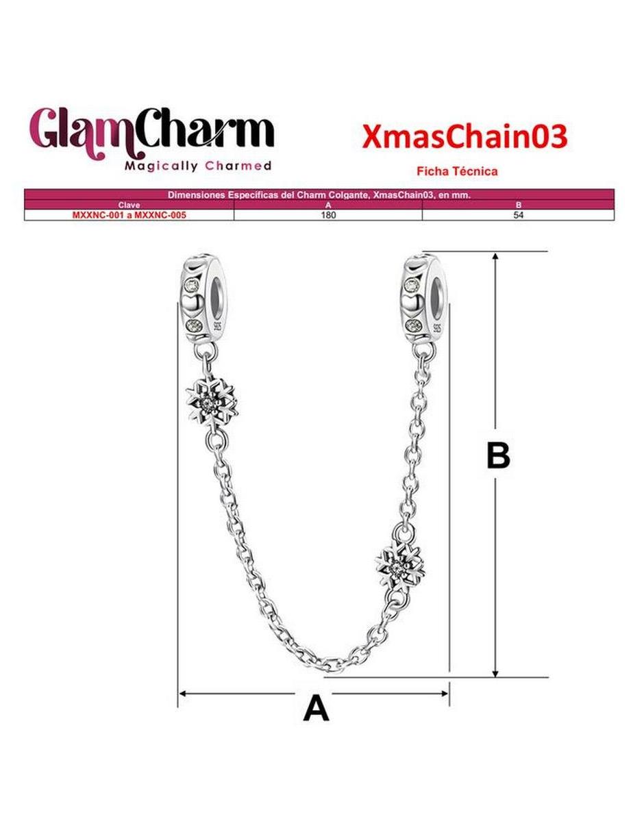 Charm para pulseras de semicircular 6