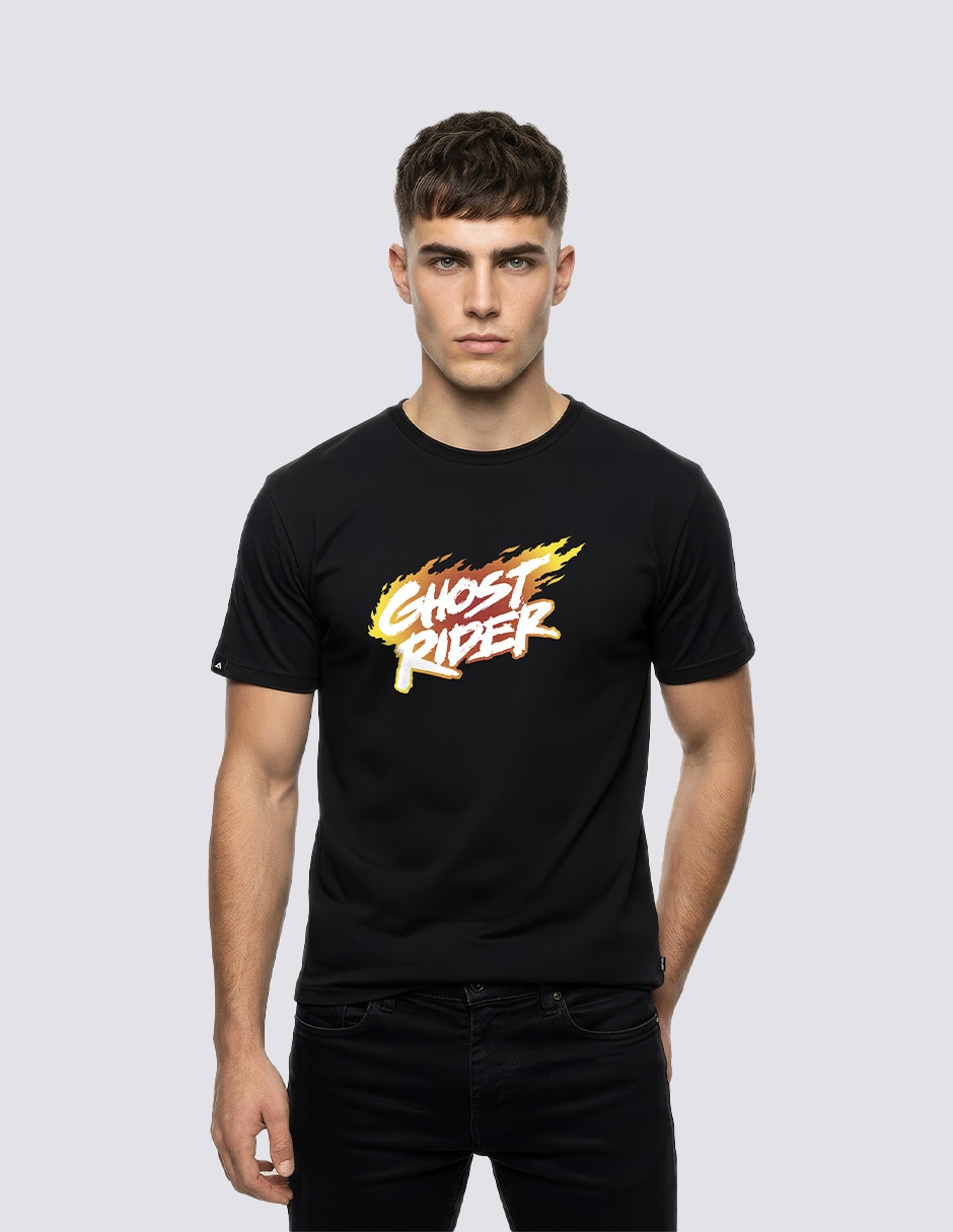 Playera Ghost Rider Vengeance cuello redondo para hombre