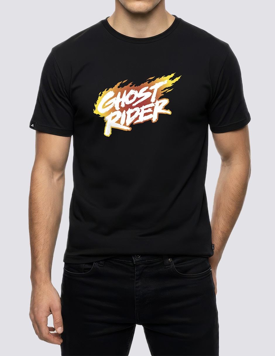 Playera Ghost Rider Vengeance cuello redondo para hombre 2