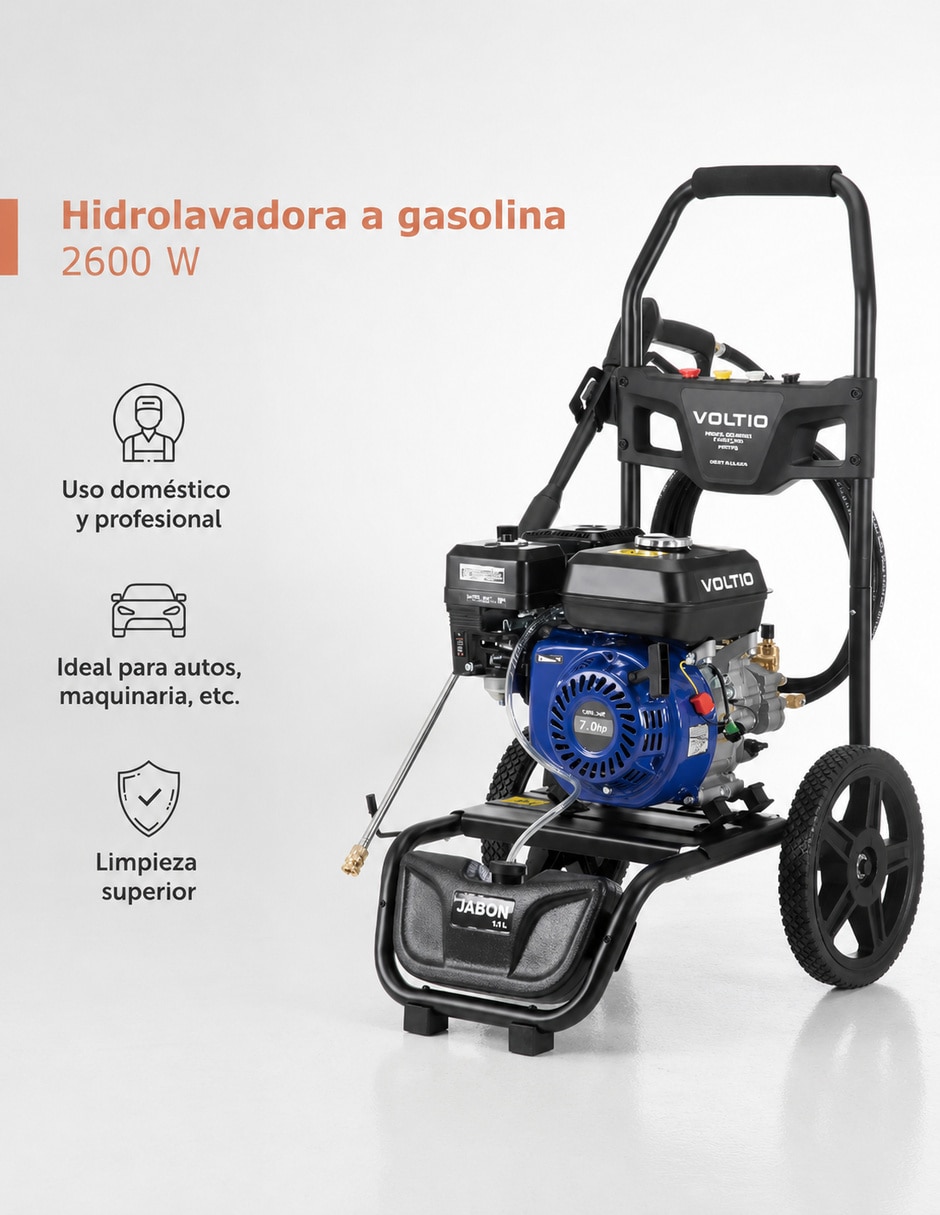 Hidrolavadora 2600 psi