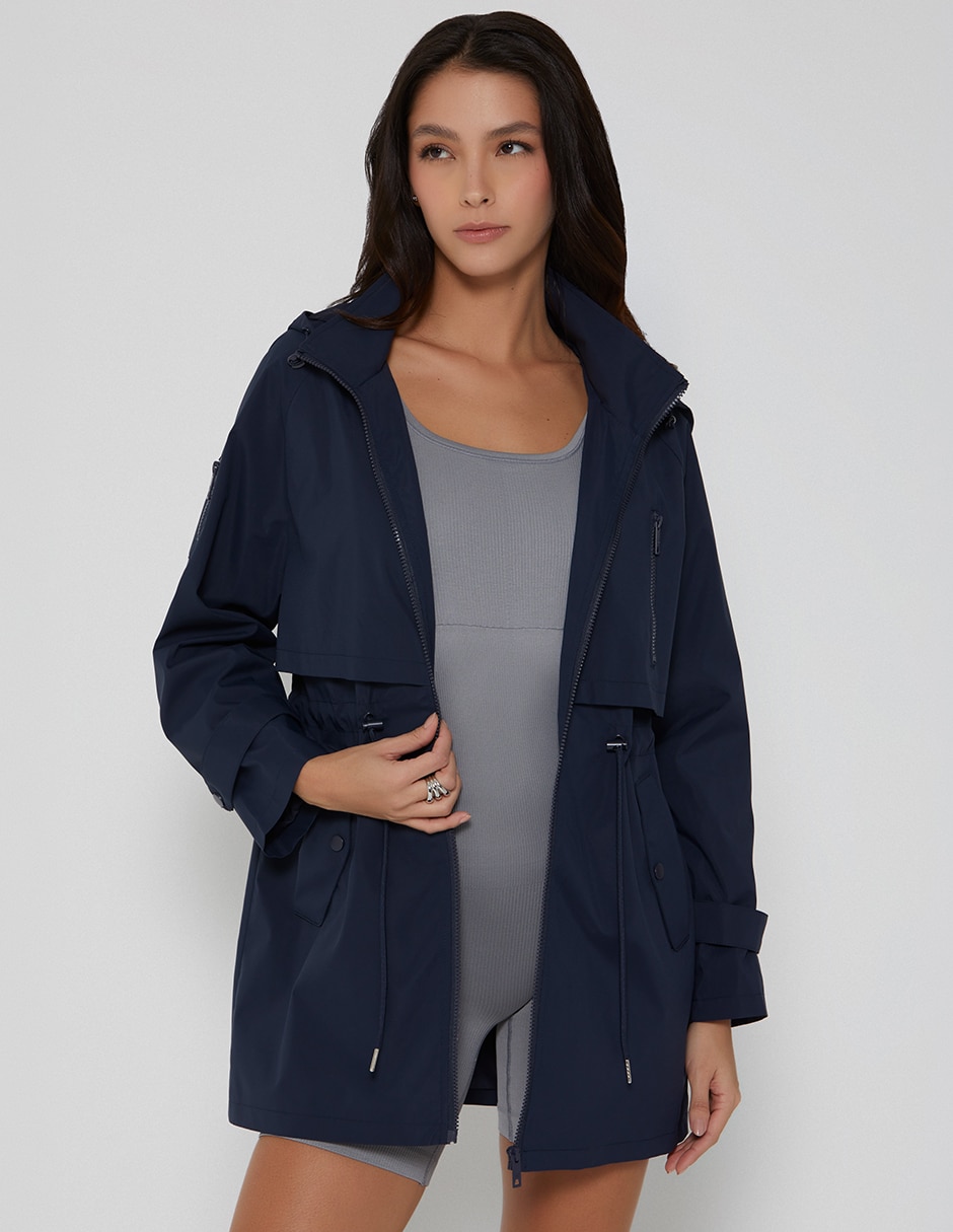 Gabardina con bolsillos para mujer 1