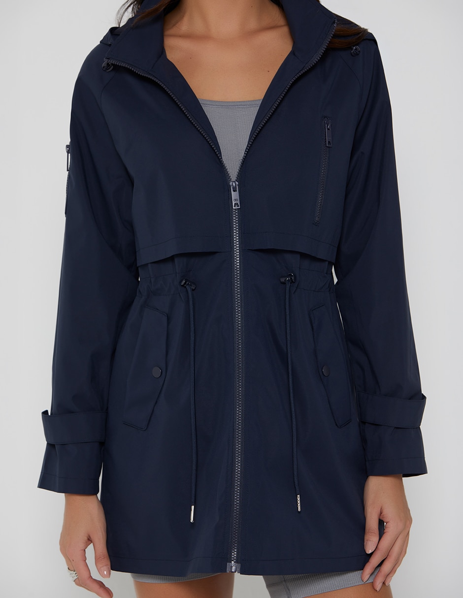 Gabardina con bolsillos para mujer 5
