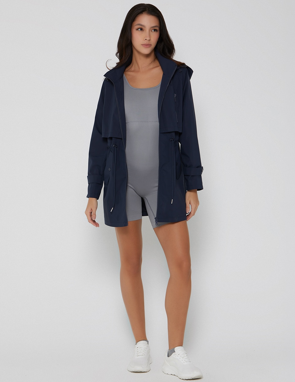 Gabardina con bolsillos para mujer 3